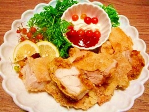 軟らかジューシー☆シンプル鶏から揚げ